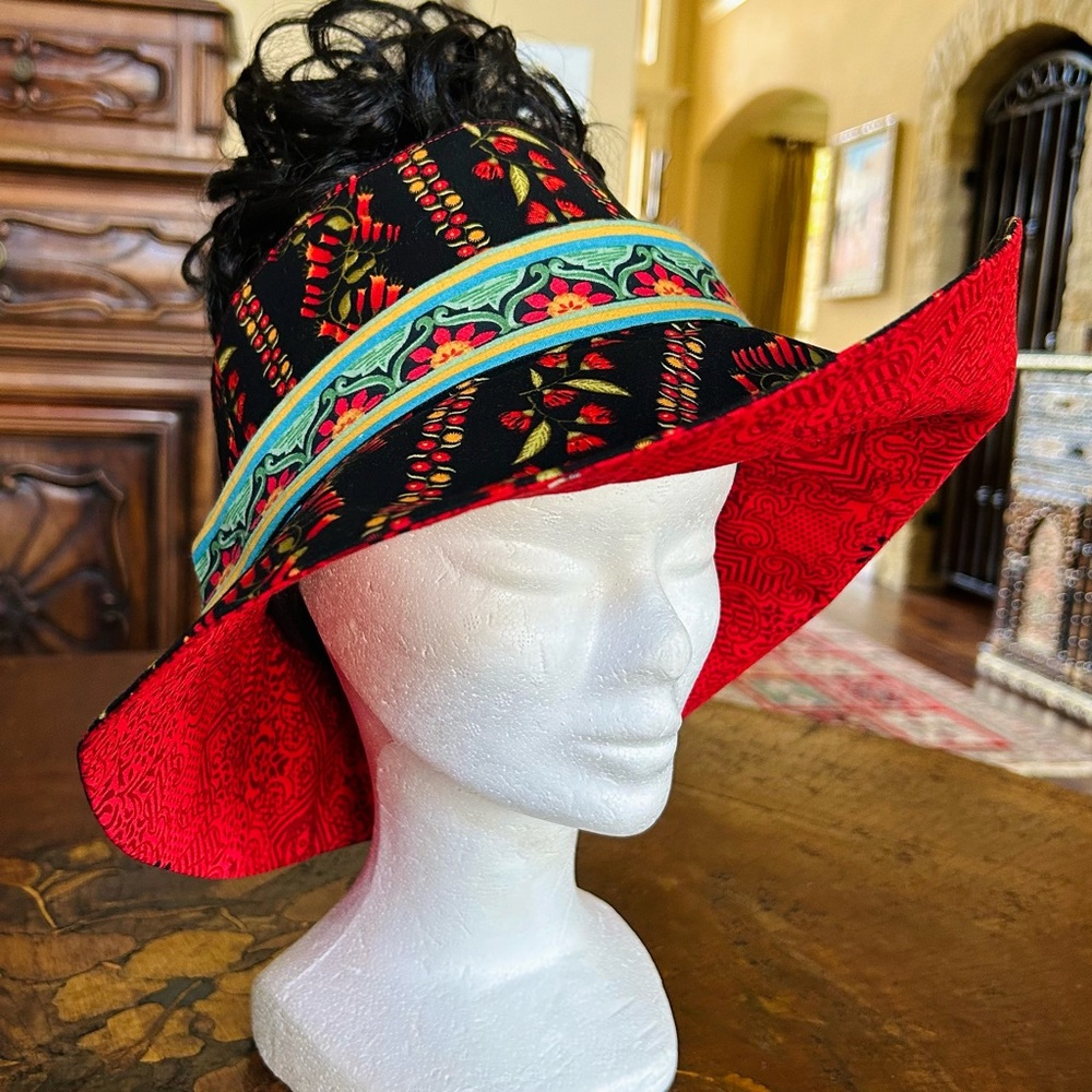 Reversible Hat for Messy Bun, High Ponytail